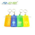 Hot sale many colours aglimmer 1 led light keychain